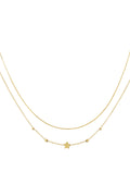 Collana a stella a doppio strato