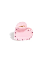 Fermagli per capelli a forma di cuore in acetato casual, accessori per San Valentino