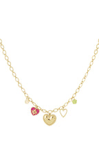 Collane con ciondolo in acciaio inossidabile a forma di cuore casual quotidiane