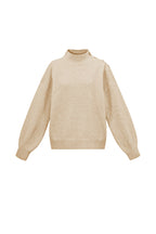 Maglione Donna in Fibra di Poliestere Intrecciata Stile Casual Colore Puro