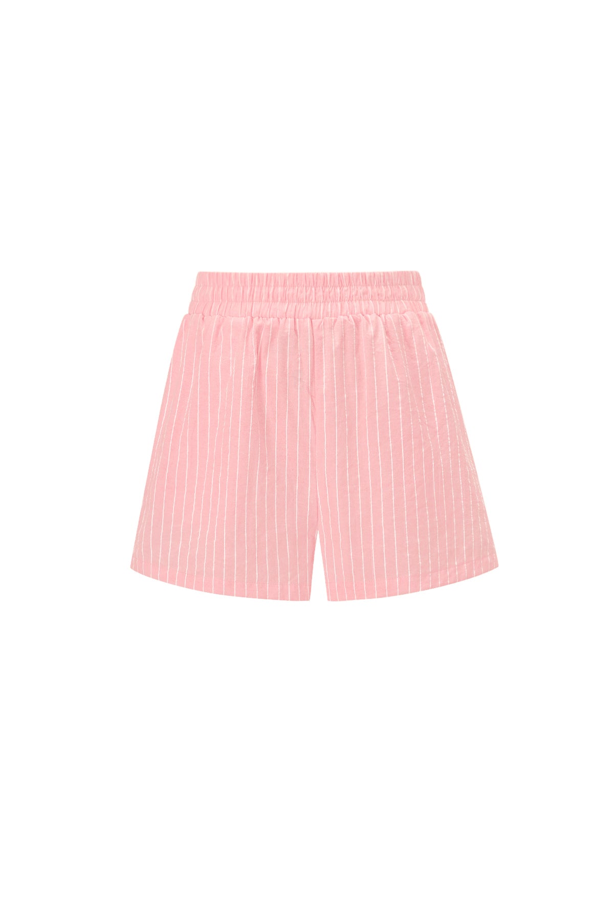 Cotton Woven Shorts Donna Casual Stripes