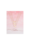 Necklace Three SisterS Gold Stainless Steel