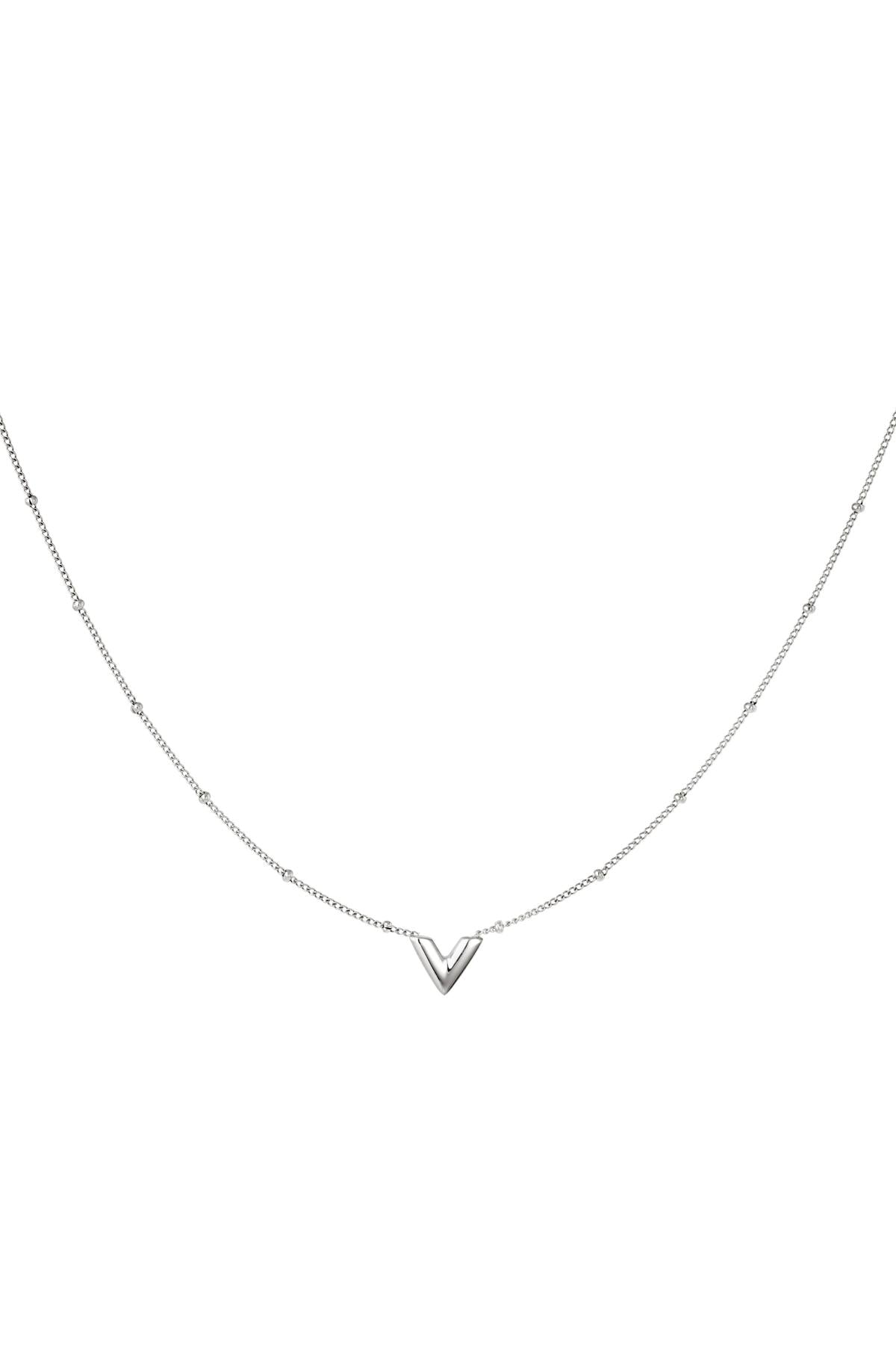 Collana a V in acciaio inossidabile Gold Stainless Steel