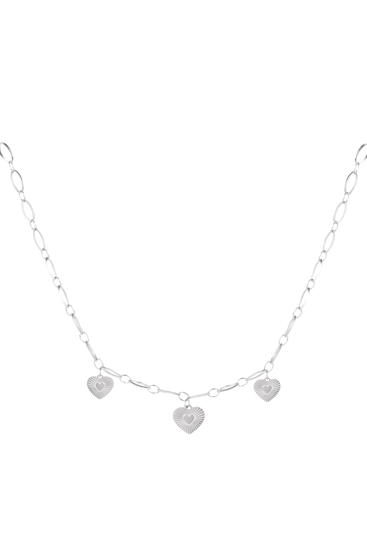 collana tre cuori monete