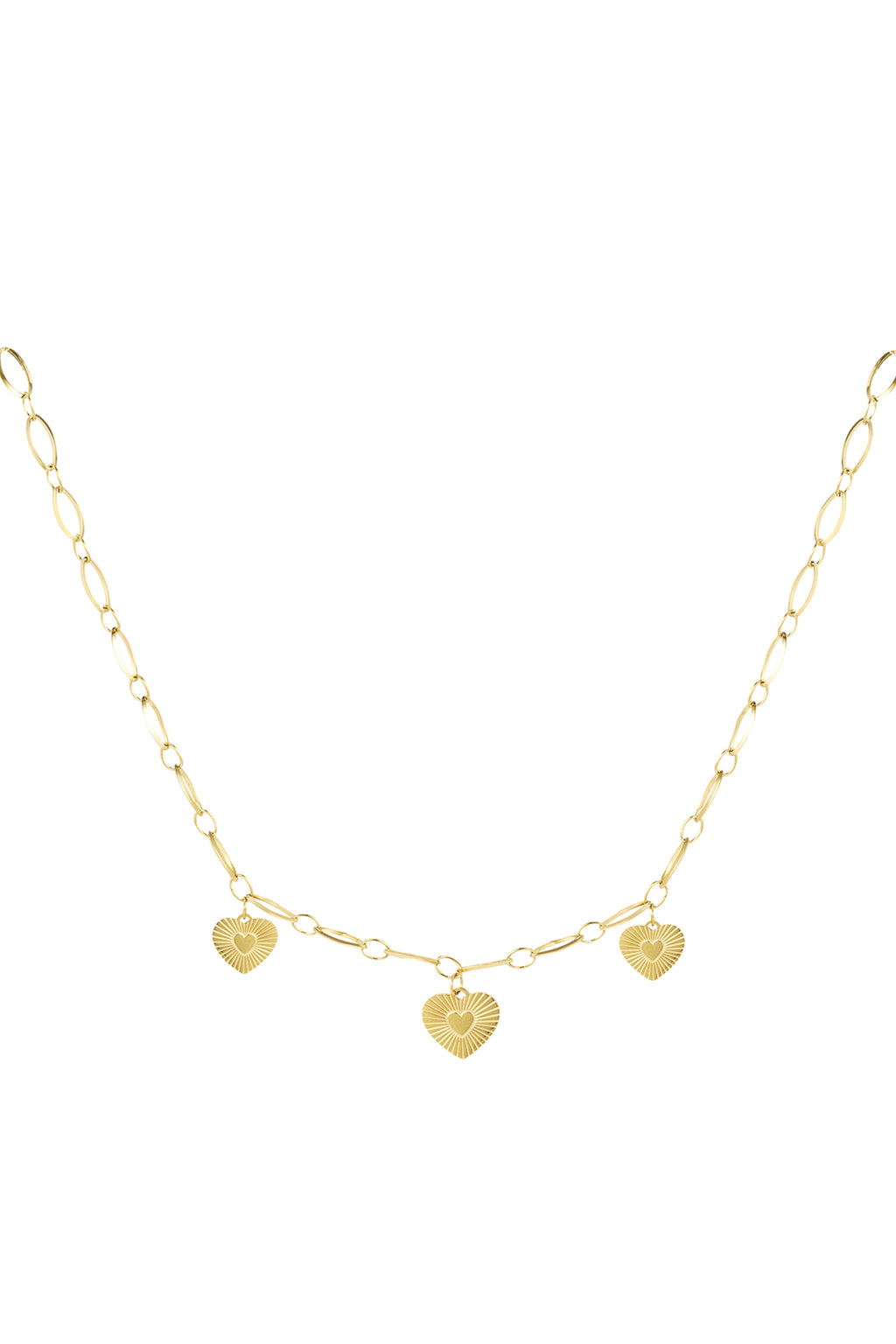 collana tre cuori monete