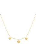 collana tre cuori monete