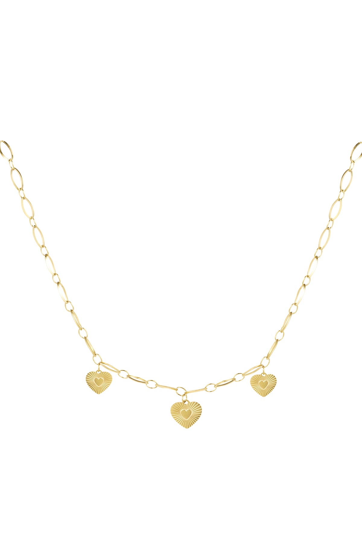 collana tre cuori monete