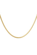 Collana piatta con stampa - Colore oro-4.0MM