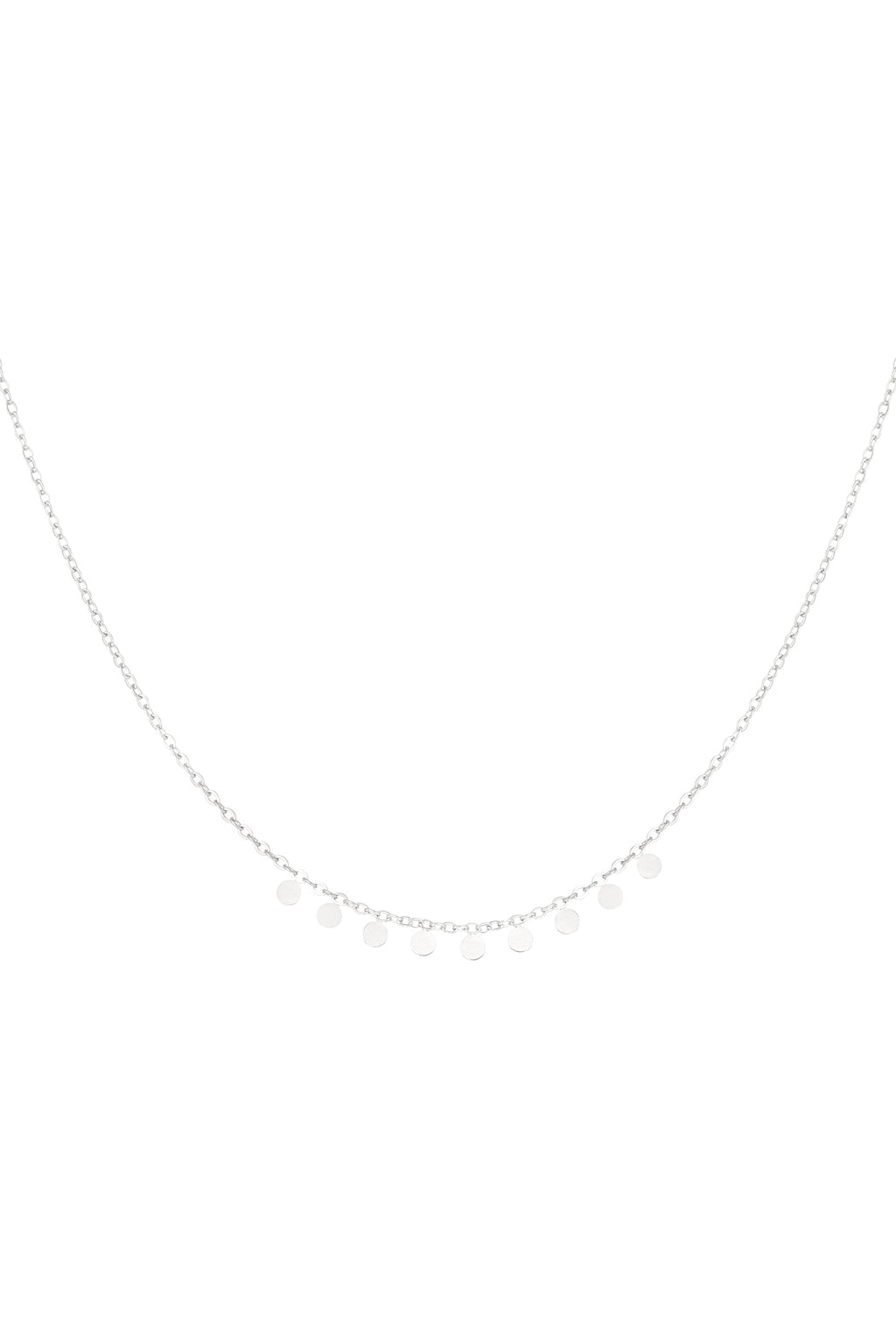 collana semplice con pendenti rotondi