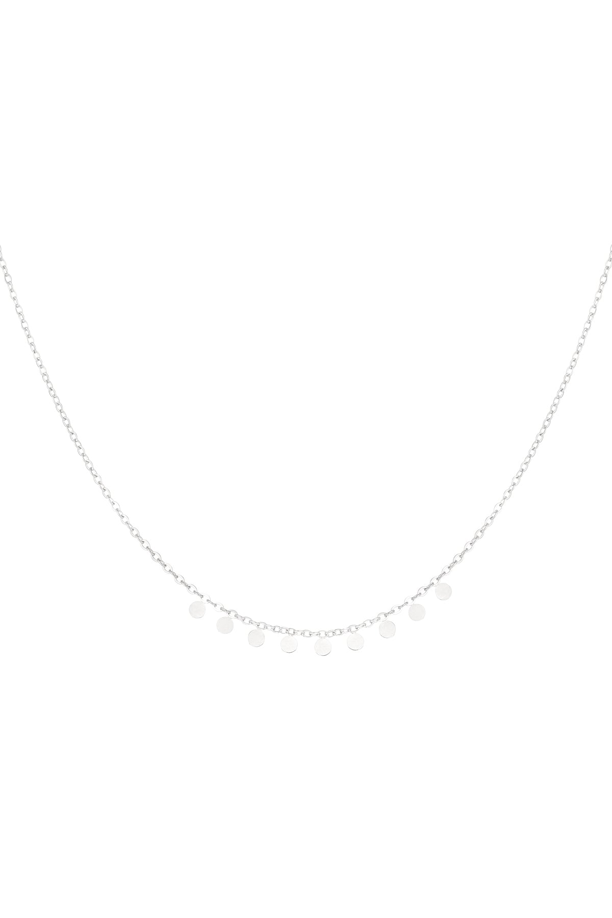 collana semplice con pendenti rotondi