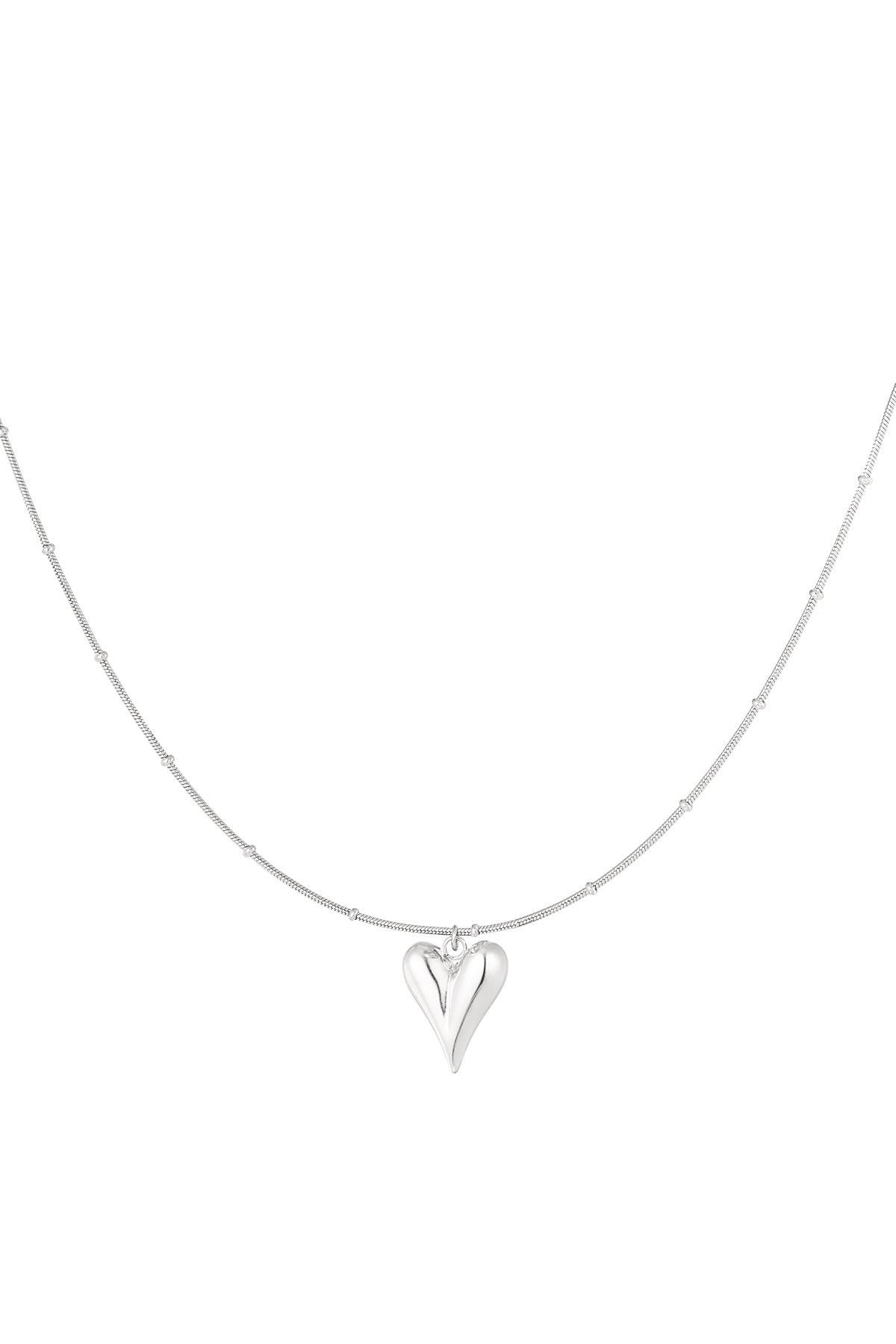 Collana a sfera con iconico cuore medio