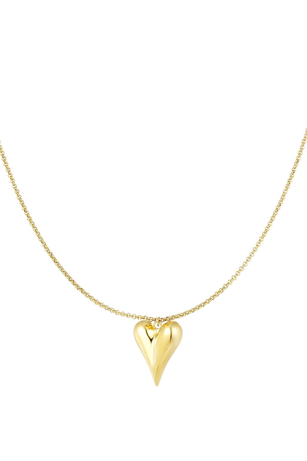 collana semplice con iconico cuore medio