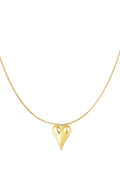 collana semplice con iconico cuore medio
