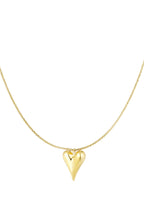 collana semplice con iconico cuore medio