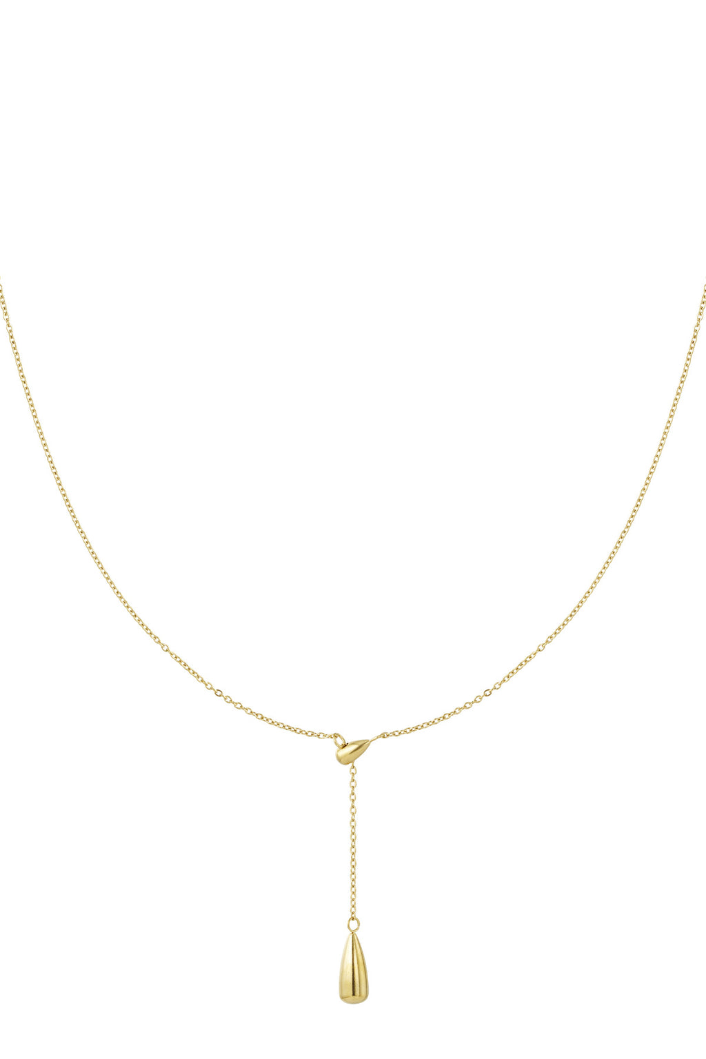 collana con ciondolo a goccia