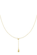 collana con ciondolo a goccia