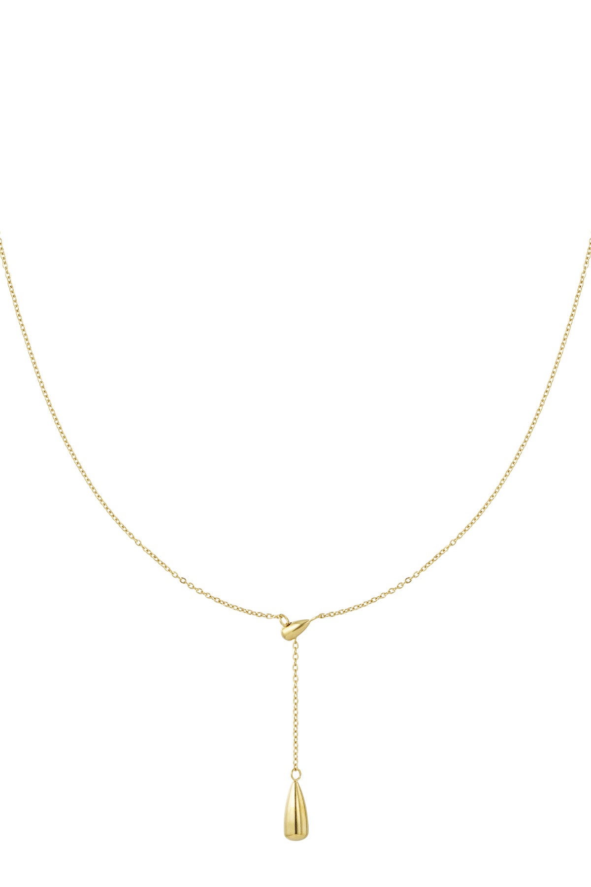 collana con ciondolo a goccia