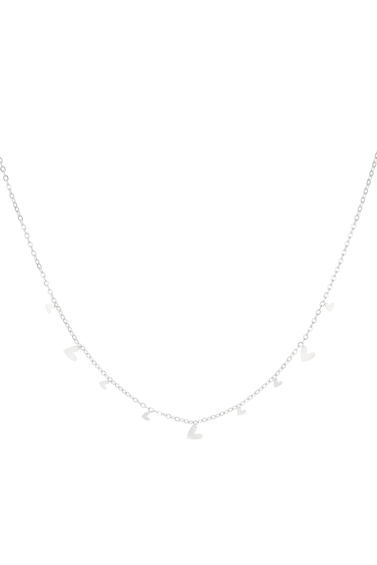 collana interamente a cuori