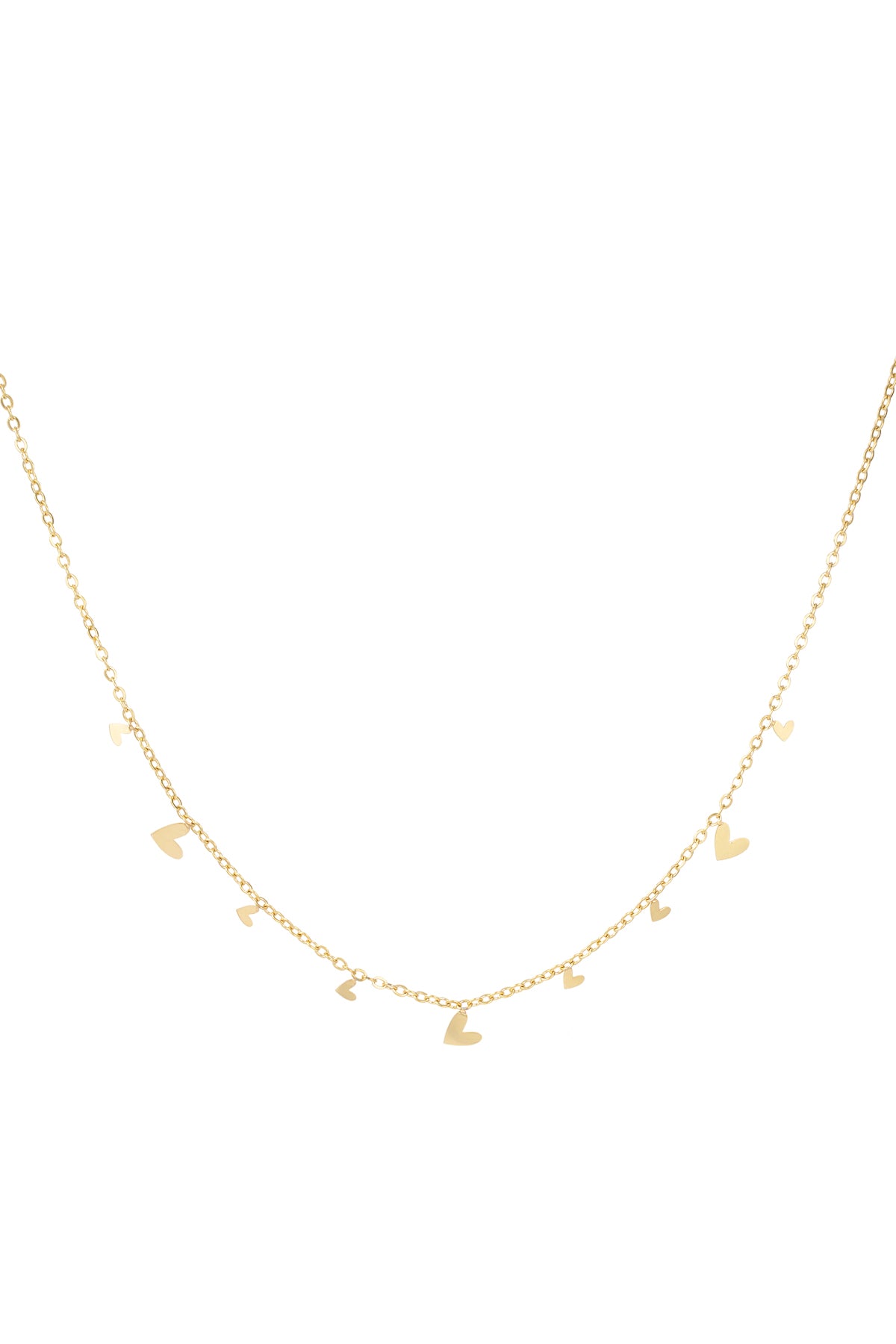 collana interamente a cuori