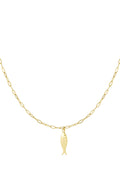 collana con ciondolo a forma di pesce