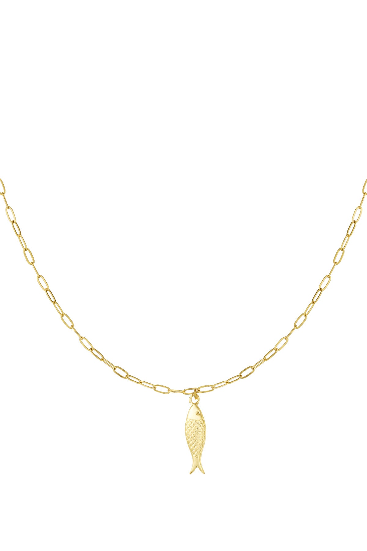 collana con ciondolo a forma di pesce