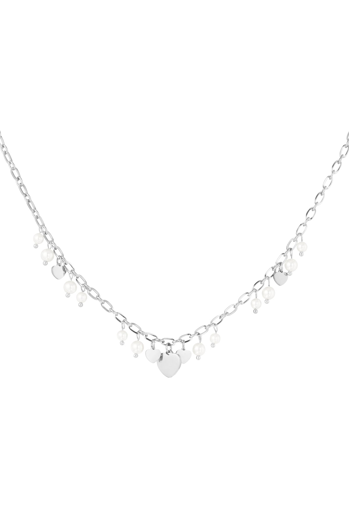 collana cuori e perle