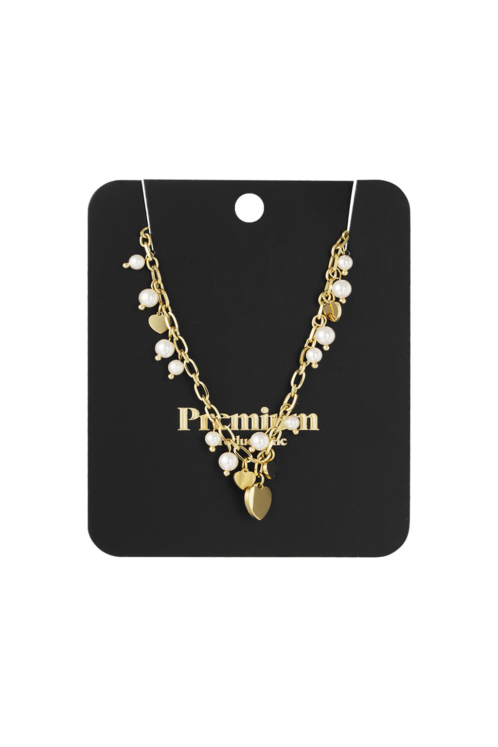 collana cuori e perle