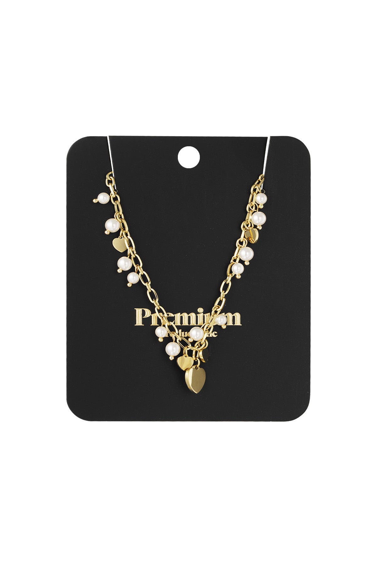 collana cuori e perle