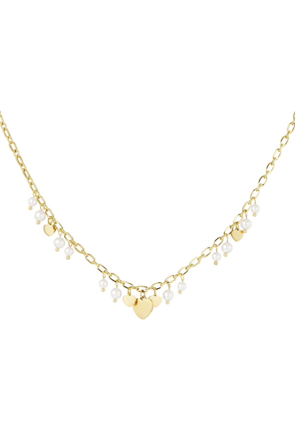 collana cuori e perle