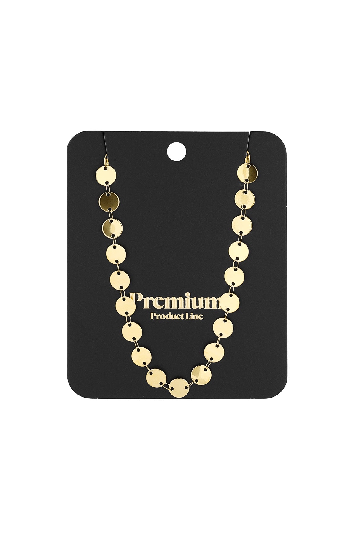 collana semplice con moneta