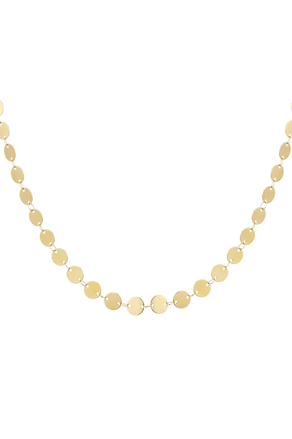 collana semplice con moneta