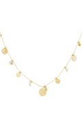 collana con monete colorate pop