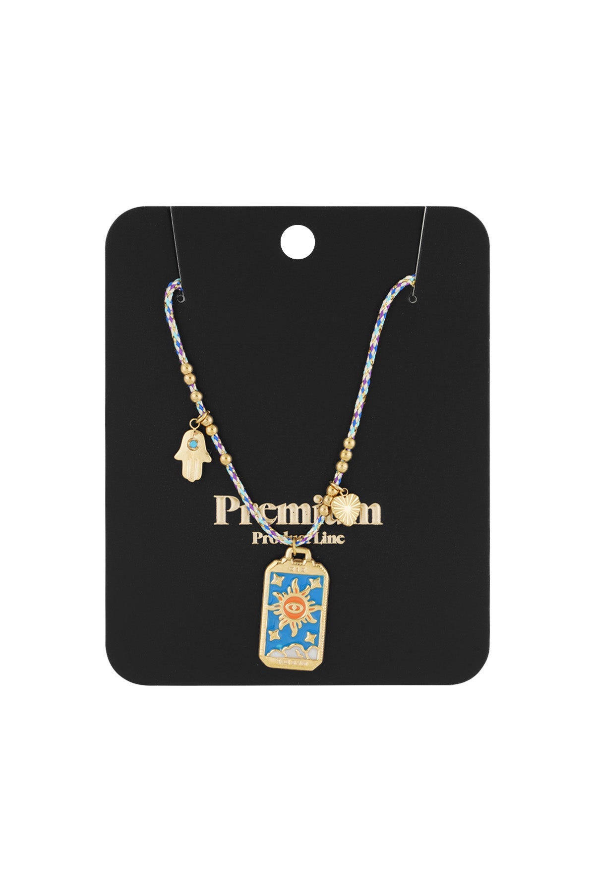 Collana Aurora - Colore blu e oro