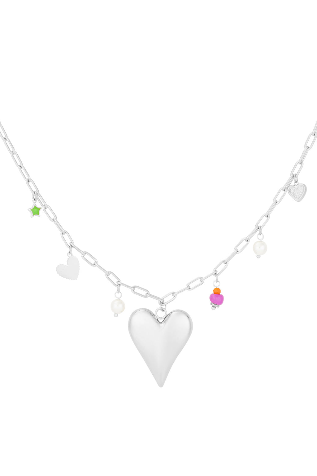 collana con ciondolo momento d'amore