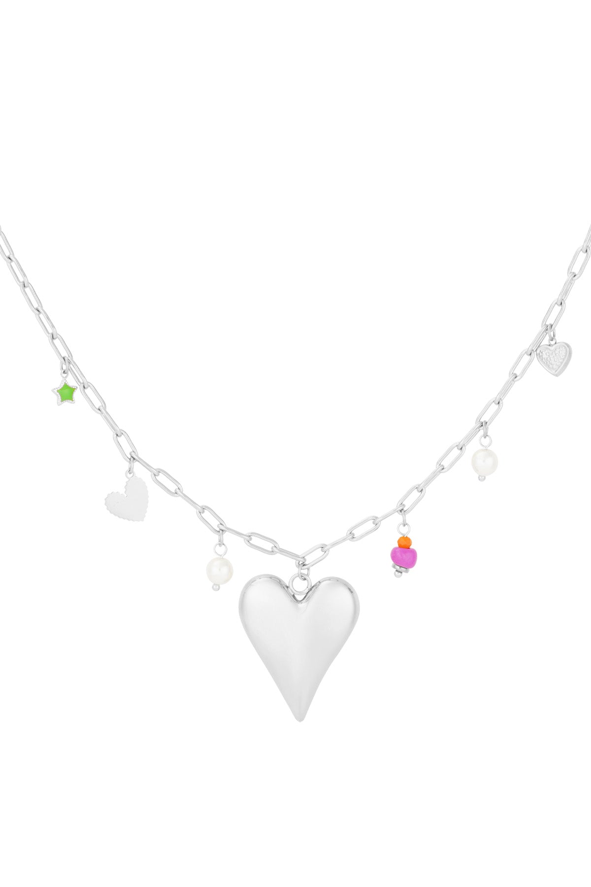 collana con ciondolo momento d'amore