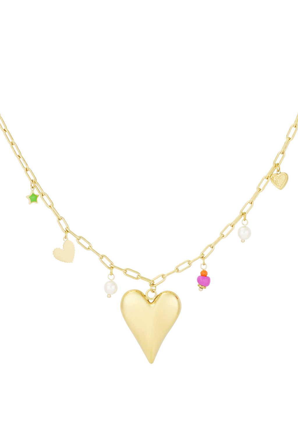 collana con ciondolo momento d'amore