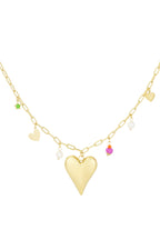 collana con ciondolo momento d'amore