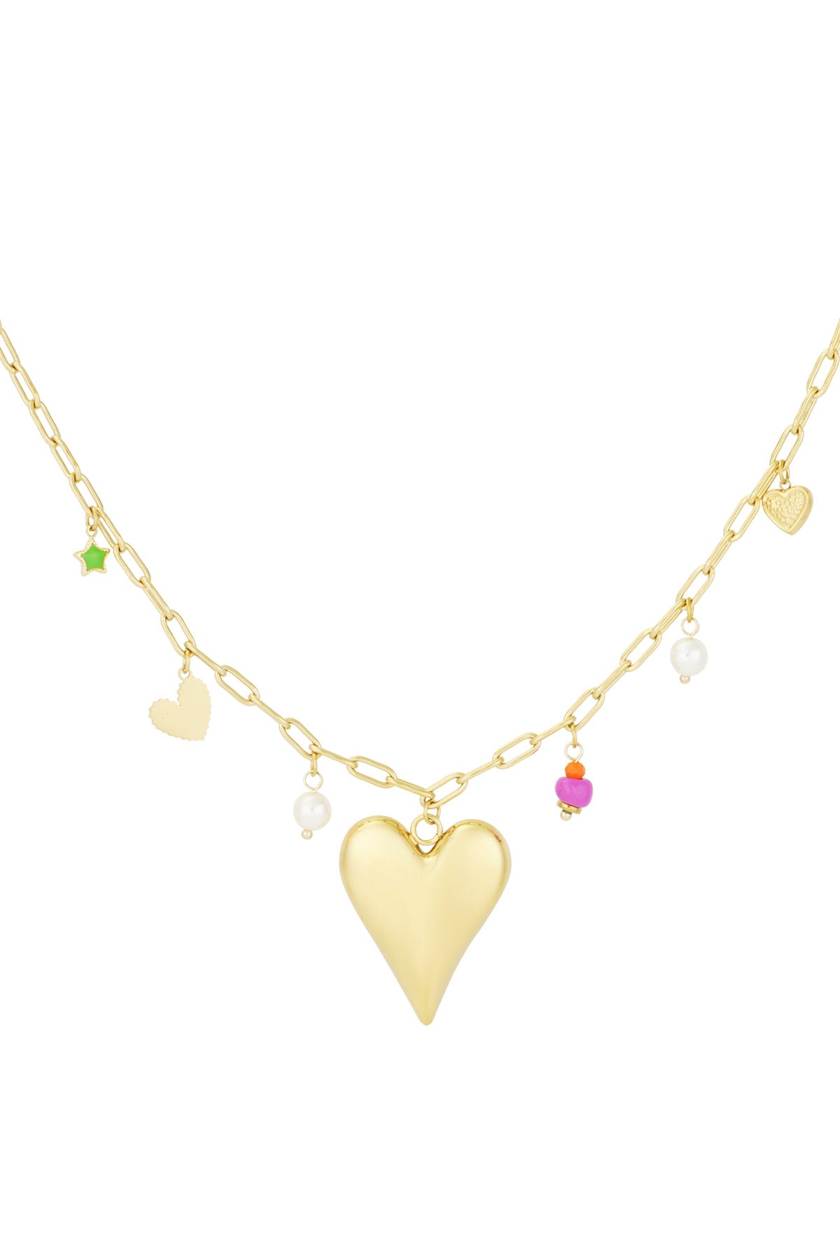 collana con ciondolo momento d'amore