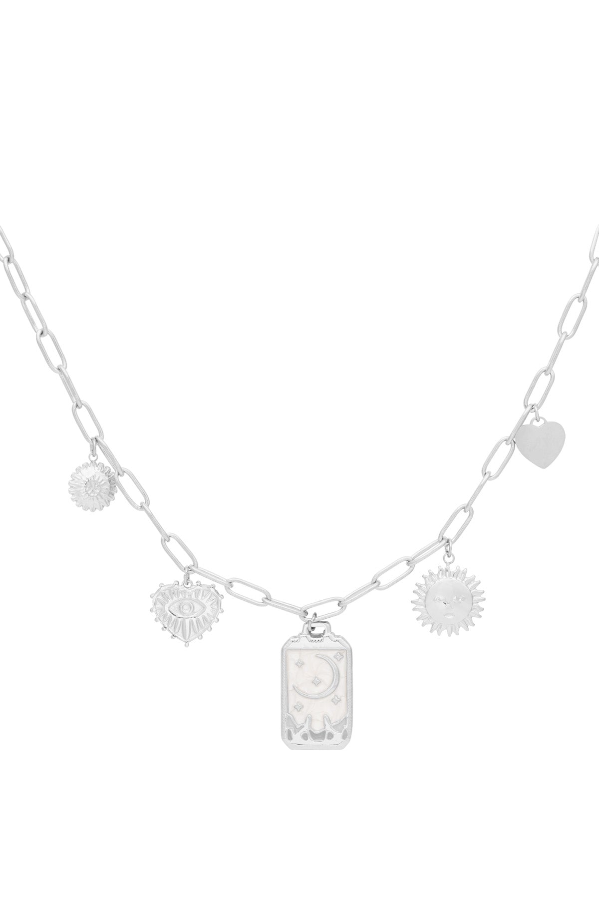 collana con ciondolo luna magica
