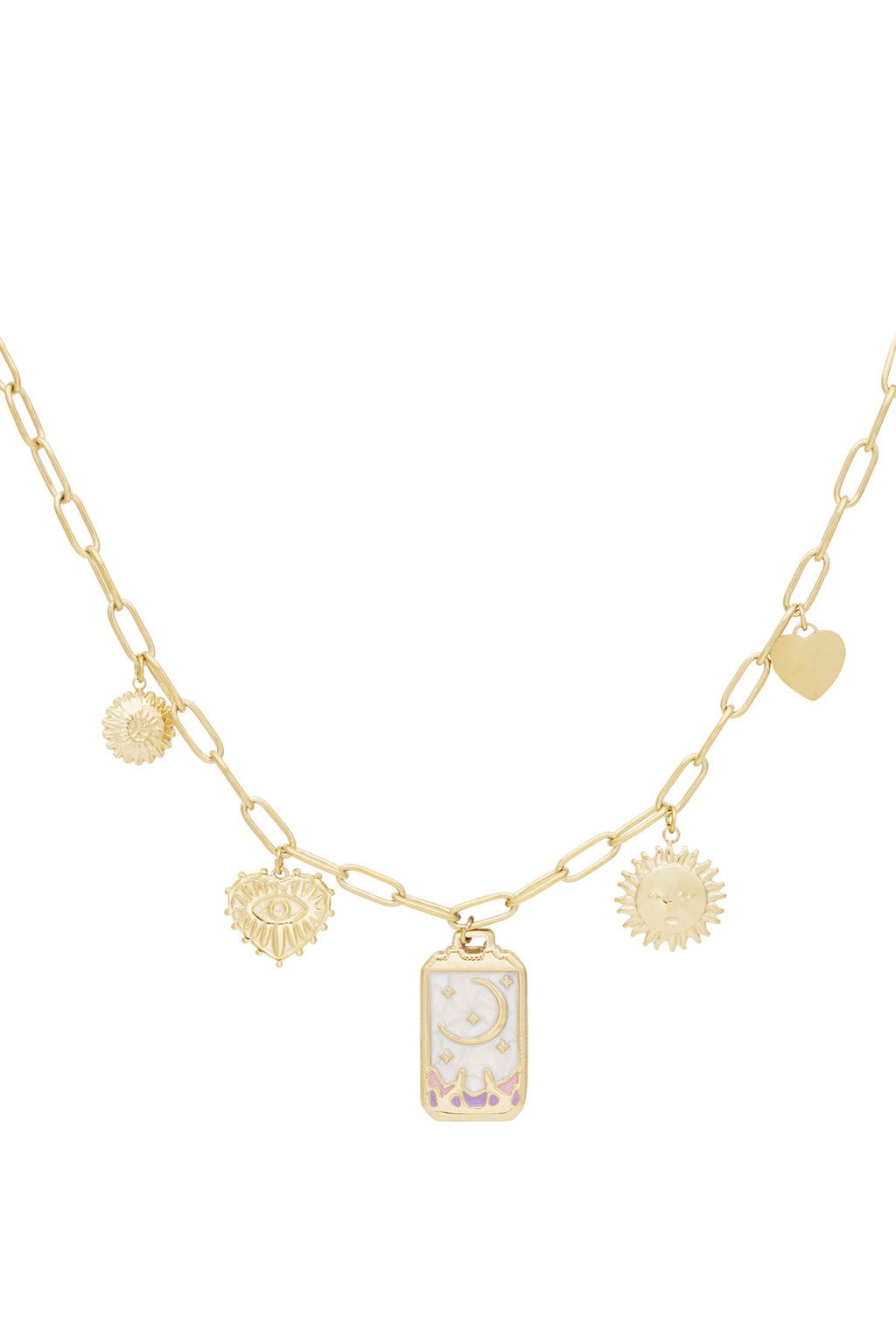 collana con ciondolo luna magica