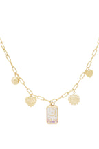 collana con ciondolo luna magica