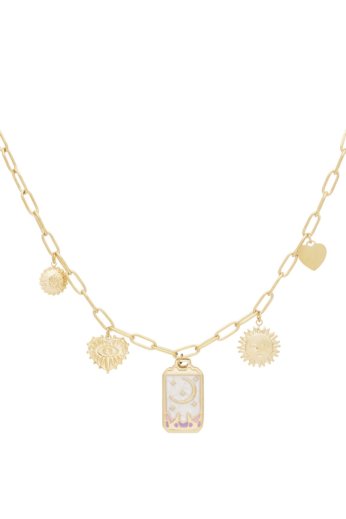 collana con ciondolo luna magica