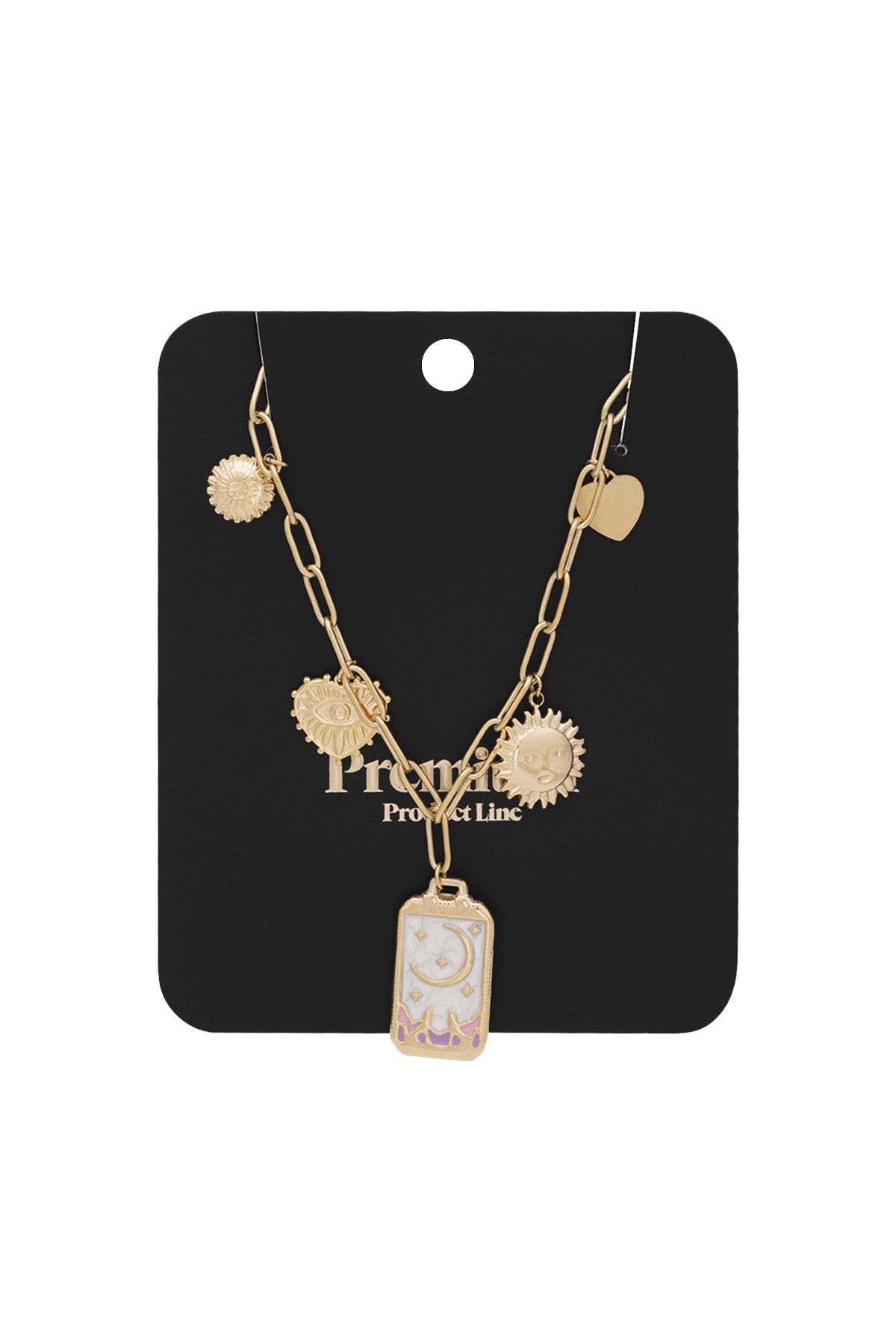 collana con ciondolo luna magica