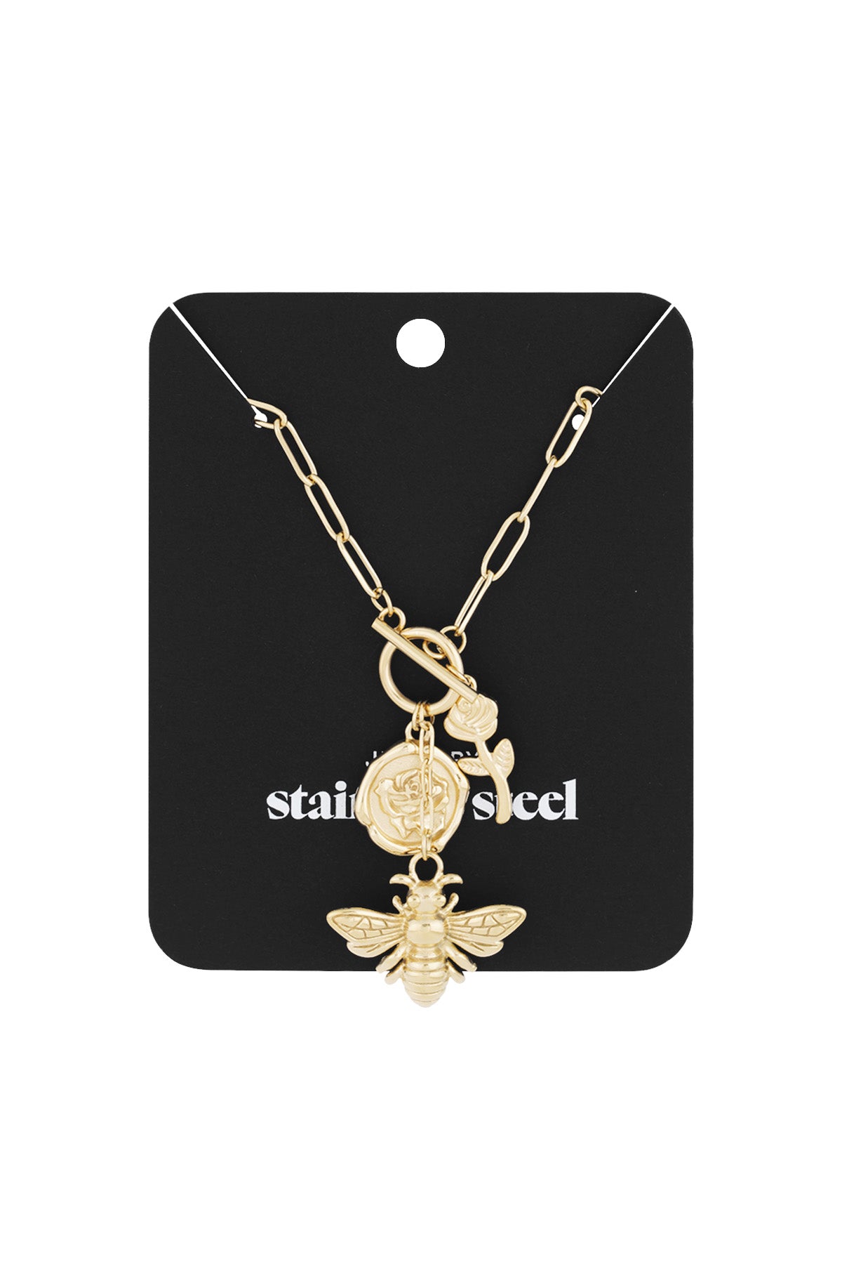 collana con fiore d'ape