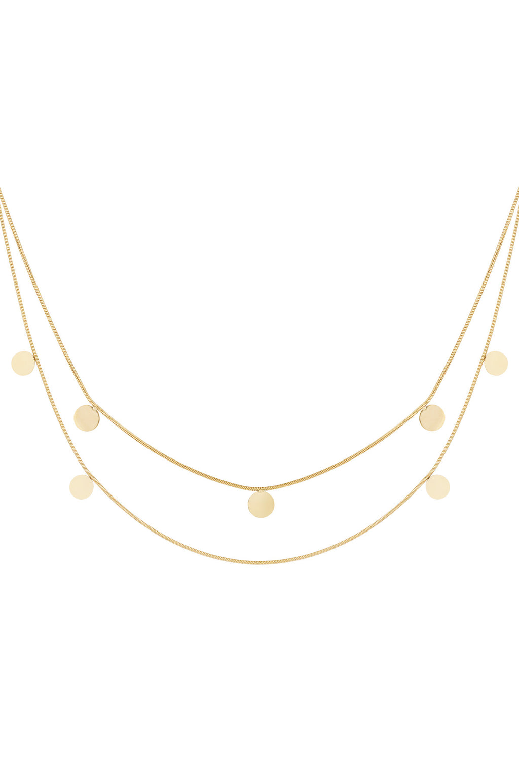 monete doppie per collana