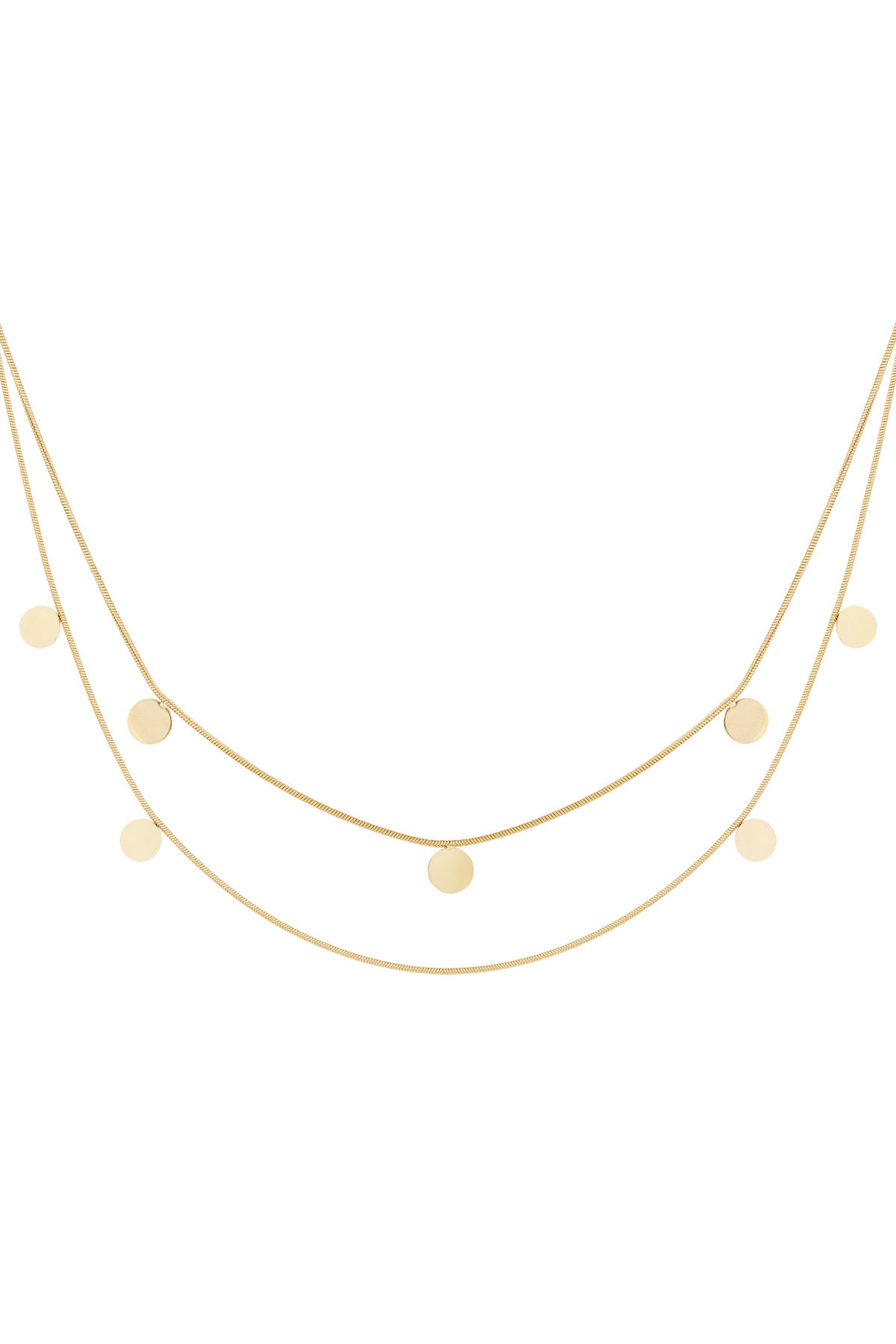 monete doppie per collana