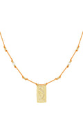 Collana Moony - Colore arancione e oro