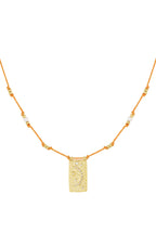 Collana Moony - Colore arancione e oro