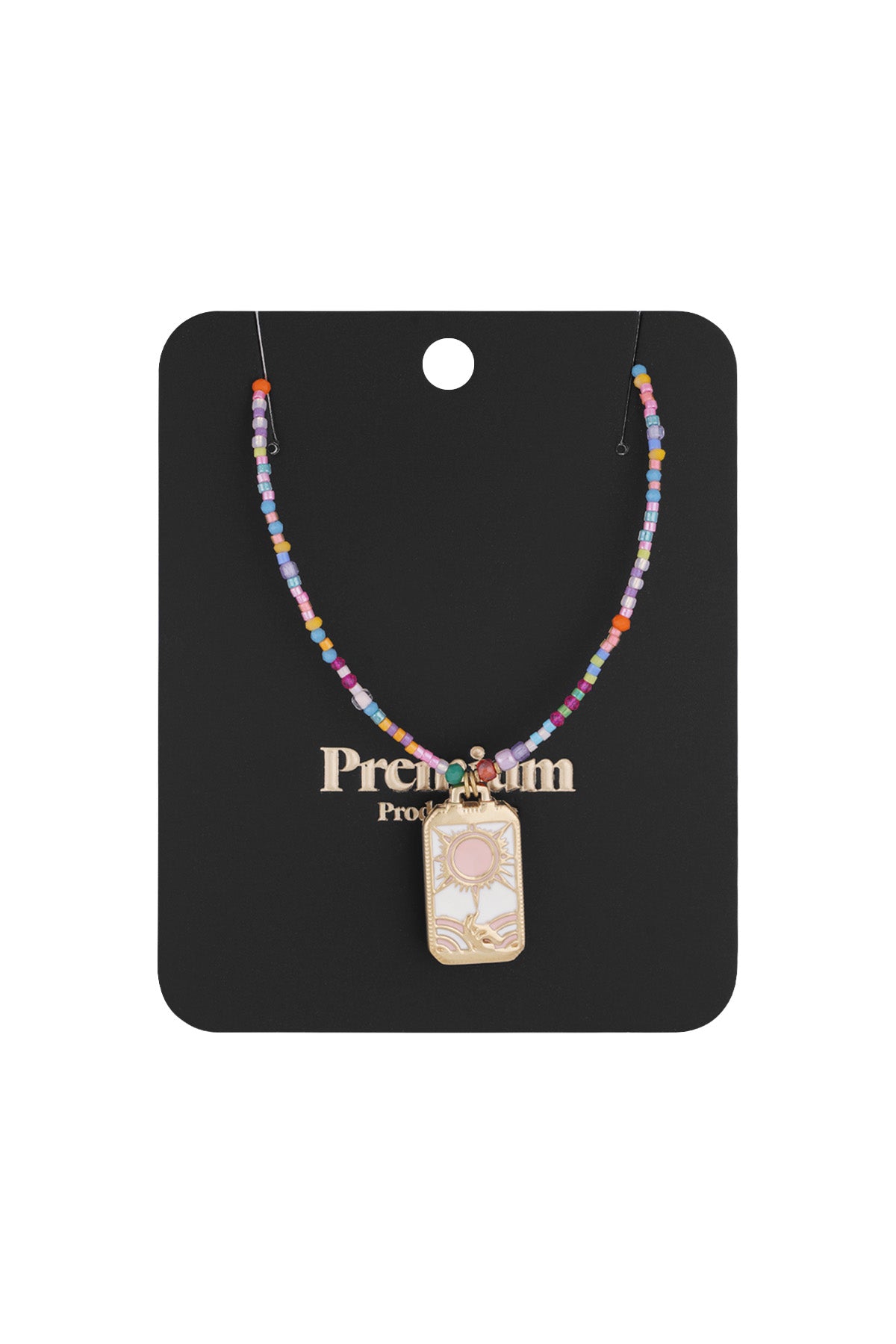 Collana colorata con sole - Multi