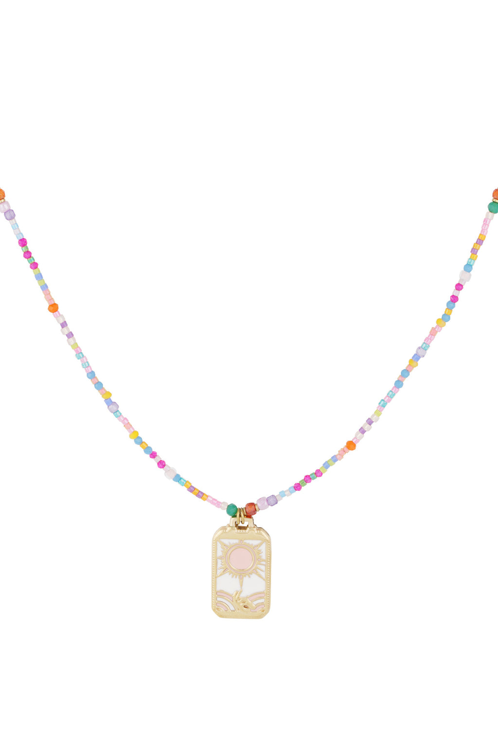 Collana colorata con sole - Multi